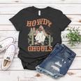 Funny Howdy Ghouls Western Cowgirl Halloween Spooky Season Women T-shirt Unique Gifts