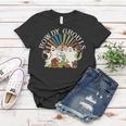 Howdy Ghouls Retro Sunshine Funny Ghosts Halloween Western Halloween Funny Gifts Women T-shirt Unique Gifts
