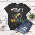 Ofishally The Best Mama Fishing Rod Mommy Funny Mothers Day Gift For Women Women T-shirt Unique Gifts