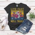 Raccoon Vintage Live-Fast Roll Trash Men Women Women T-shirt Unique Gifts
