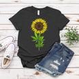 Weed Marijuana Leaf Cannabis Sunflower Funny Girls Mom Mama Women T-shirt Funny Gifts
