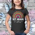 Back To School Rainbow 1St First Grade Vibes Teacher Student Teacher Gifts Youth T-shirt