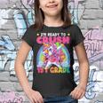 Crush 1St Grade Dabbing Unicorn Back To School Girls Gift Unicorn Funny Gifts Youth T-shirt