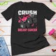 Crush Breast Cancer For Boys Toddlers Monster Truck Youth T-shirt
