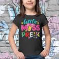 First Day Of Little Miss Pre K Back To School Groovy Youth T-shirt