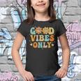 Groovy Summer Family Vacation Hawaii Beach Good Vibes Only Family Vacation Funny Designs Funny Gifts Youth T-shirt