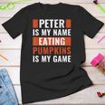 Halloween Peter Is My Name Eating Pumpkins Is My Game Costum Youth T-shirt