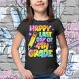 Happy Last Day Of 4Th Grade School Summer Teacher Students Gifts For Teacher Funny Gifts Youth T-shirt