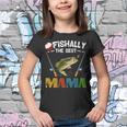 Ofishally The Best Mama Fishing Rod Mommy Funny Mothers Day Gift For Women Youth T-shirt