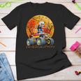 Skeleton Monster Truck Moon Candy Toddler Boys Halloween Youth T-shirt