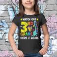 Watch Out 3Rd Grade Here I Come Dinosaur Back To School 3Rd Grade Gifts Youth T-shirt