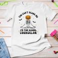 You Cant Scare Me Im The School Counselor Halloween Skeleton Youth T-shirt