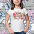 Kids Little Miss Pre-K Baby Girl First Day Of School Groovy Little Miss Gifts Youth T-shirt