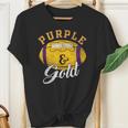 Football Game Day Purple And Gold Costume For Football Lover Youth T-shirt
