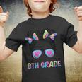 Hello 8Th Grade Bun Girl Back To School First Day Youth T-shirt