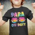 Para Off Duty Paraprofessional Last Day Of School Tie Dye Youth T-shirt
