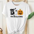 Boo To Bullying Orange Anti Bullying Unity Day Halloween Kid Youth T-shirt