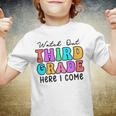 Watch Out 3Rd Grade Here I Come Groovy Back To School 3Rd Grade Funny Gifts Youth T-shirt