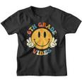 6Th Grade Vibes Happy Face Groovy Student 1St Day Of School Happy Gifts Youth T-shirt 6Th Grade Vibes Happy Face Groovy Student 1St Day Of School Happy Gifts Youth T-shirt