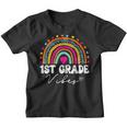 Back To School Rainbow 1St First Grade Vibes Teacher Student Teacher Gifts Youth T-shirt