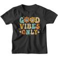 Groovy Summer Family Vacation Hawaii Beach Good Vibes Only Family Vacation Funny Designs Funny Gifts Youth T-shirt