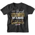 Proud Little Brother Of A 2023 Graduate Class Graduation Youth T-shirt