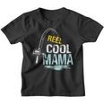 Reel Cool Mama Fishing Fisherman Funny Retro Gift For Women Youth T-shirt