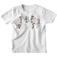 Cowboy Skeletons Western Dancing Halloween Spooky Season Youth T-shirt