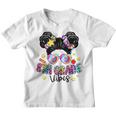 Messy Bun Tie Dye 8Th Grade Vibes Cute Back To School Gifts Bun Gifts Youth T-shirt
