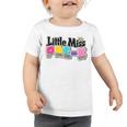 Groovy First Day Of Little Miss Pre K Back To School Leopard Toddler Tshirt