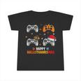 Happy Hallothanksmas Video Game Halloween Thanksgiving Xmas Infant Tshirt