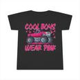 Monster Truck Cool Boys Wear Pink Breast Cancer Awareness Infant Tshirt
