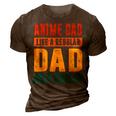 Anime Fathers Birthday Anime Dad Only Cooler Funny Vintage Gift For Women 3D Print Casual Tshirt Brown