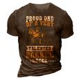 Cowgirls & Barrel Racing Design For A Dad Of A Barrel Racer Gift For Mens 3D Print Casual Tshirt Brown