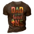 Dad Of The Sweet One Ice Cream 1St First Birthday Family Gift For Mens 3D Print Casual Tshirt Brown
