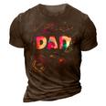 Dad Outer Space Daddy Planet Birthday Fathers Day Gift For Women 3D Print Casual Tshirt Brown