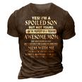 Freaking Awesome Mom She Was Born In May Gifts For Mom Funny Gifts 3D Print Casual Tshirt Brown