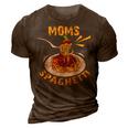 Moms Spaghetti Food Lovers Mothers Day Novelty Gift For Women 3D Print Casual Tshirt Brown