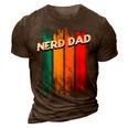 Nerd Dad Conservative Daddy Protective Father Funny Gift For Women 3D Print Casual Tshirt Brown
