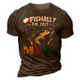 Ofishally The Best Mama Fishing Rod Mommy Funny Mothers Day Gift For Women 3D Print Casual Tshirt Brown