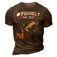 Ofishally The Best Mama Fishing Rod Mommy Funny Mothers Day Gift For Womens Gift For Women 3D Print Casual Tshirt Brown