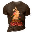 Rabbit Pet Rabbit Mum Gift For Women 3D Print Casual Tshirt Brown