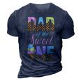 Dad Of The Sweet One Ice Cream 1St First Birthday Family Gift For Mens 3D Print Casual Tshirt Navy Blue
