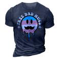 Free Dad Hugs Smile Face Trans Daddy Lgbt Fathers Day Gift For Women 3D Print Casual Tshirt Navy Blue