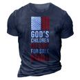 Funny Gods Children Are Not For Sale 3D Print Casual Tshirt Navy Blue