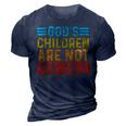 Funny Quotes Gods Children Are Not For Sale Men Women Quotes 3D Print Casual Tshirt Navy Blue