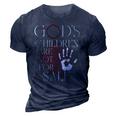 Gods Children Are Not For Sale For Children Family 3D Print Casual Tshirt Navy Blue
