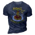 Moms Spaghetti Food Lovers Mothers Day Novelty Gift For Women 3D Print Casual Tshirt Navy Blue