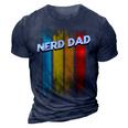 Nerd Dad Conservative Daddy Protective Father Funny Gift For Women 3D Print Casual Tshirt Navy Blue