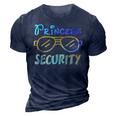 Princess Security Guard For Dad Daddy Boyfriend 3D Print Casual Tshirt Navy Blue